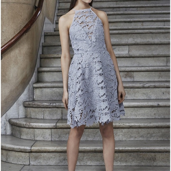 Keepsake The Label Gray Floral Dress - Picture 2 of 8